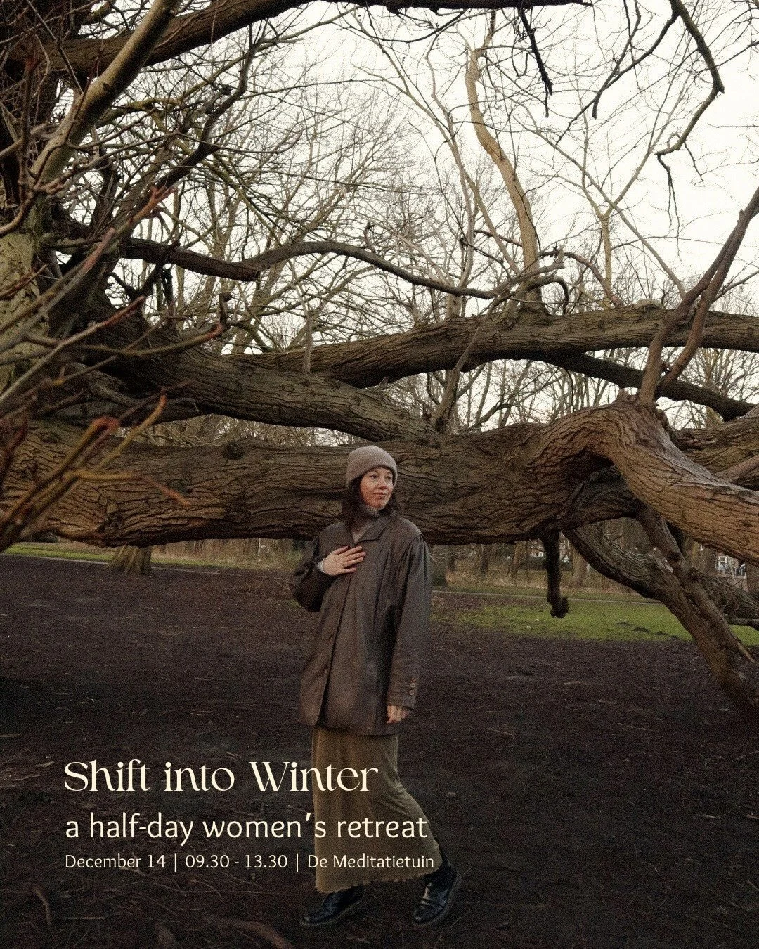 Shift into Winter 🕯️🤎

As we approach the longest night, nature invites us to turn inward. To rest. To listen.

On Sunday December 14th, I&rsquo;m hosting a half-day retreat to honor this sacred threshold &mdash; one week before the Winter Solstice