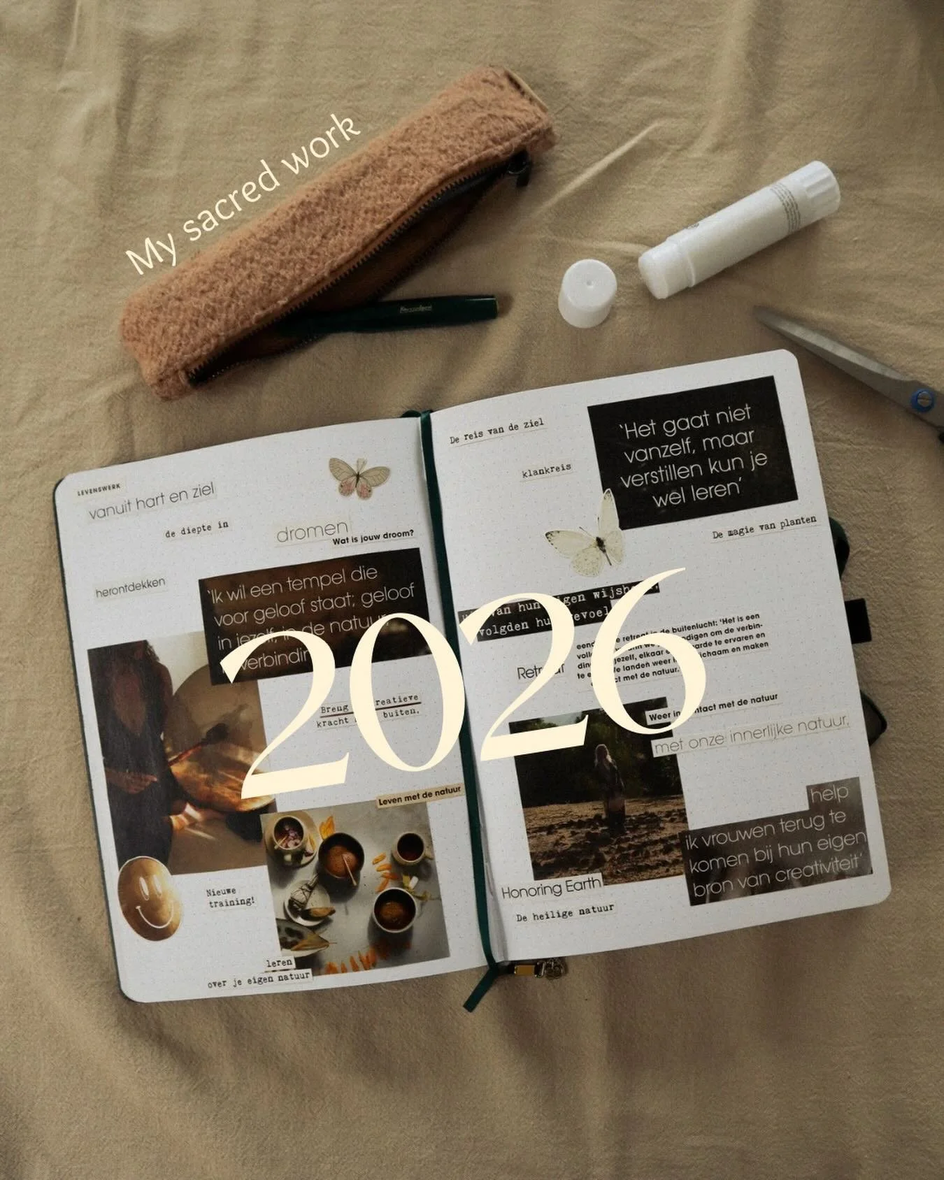 Curious and excited what 2026 will bring ✨

&mdash;&mdash;

#visionboard #sacredwork #slowliving #intentionalliving #creativeexpression