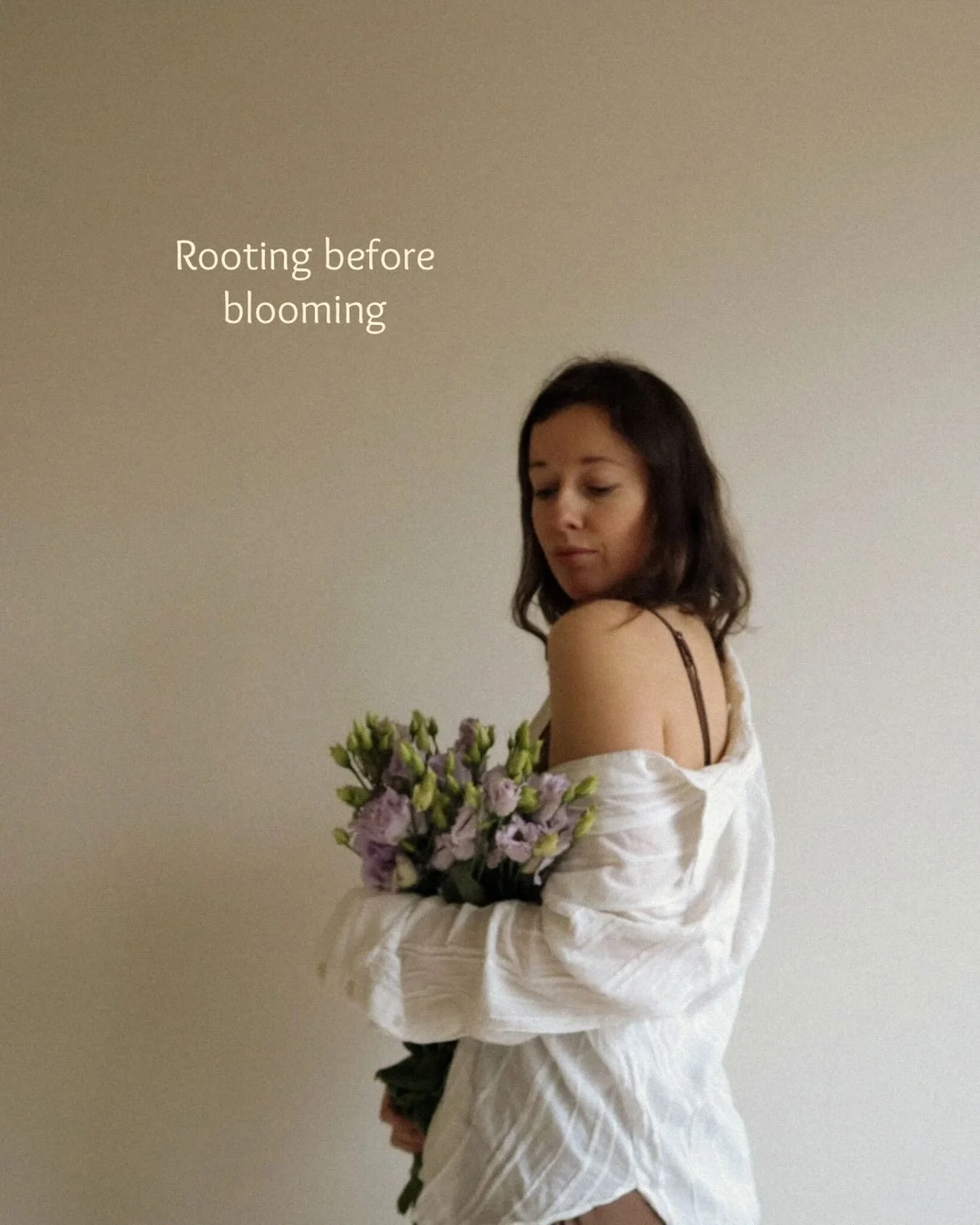 Rooting before Blooming 🤎

Last year I created Soil &amp; Blooming: @soilandbloomingretreats 

From the depths of my soul. Maybe from the place where I was at &mdash; deep in the soil, searching, wondering, ready to bloom.

I had this urge to go dee