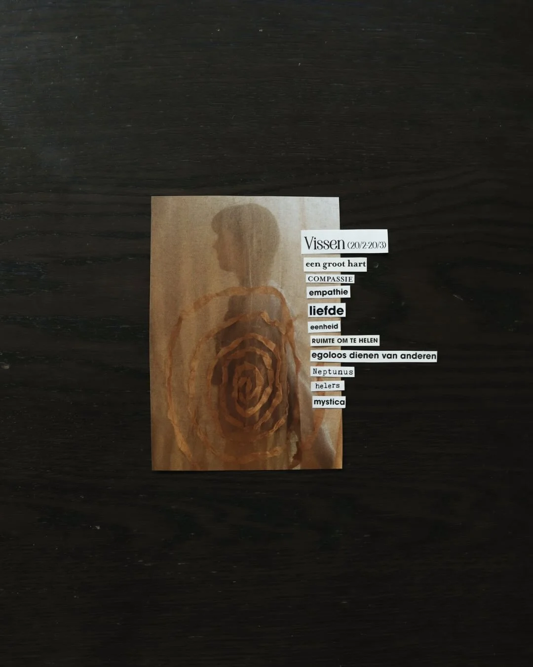 ♓ Pisces Season &mdash; today, 4:52 PM

The last sign of the zodiac wheel. The healer, the mystic, the poet.

She has walked the path of every sign before her &mdash; learning, releasing, dissolving. Until there is no self left, only love. She floats