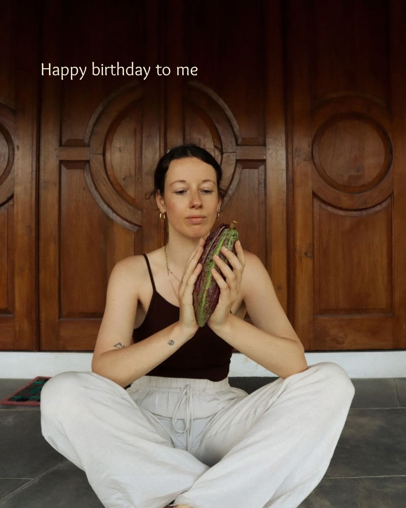 37 years around the Sun, and so ready for a new round! 🥰

I took this photo in June 2024 on Java. I found the cacao fruit in the garden of the house. What a blessing. A reminder that abundance is everywhere.

The fruits of life. The fruit of your la