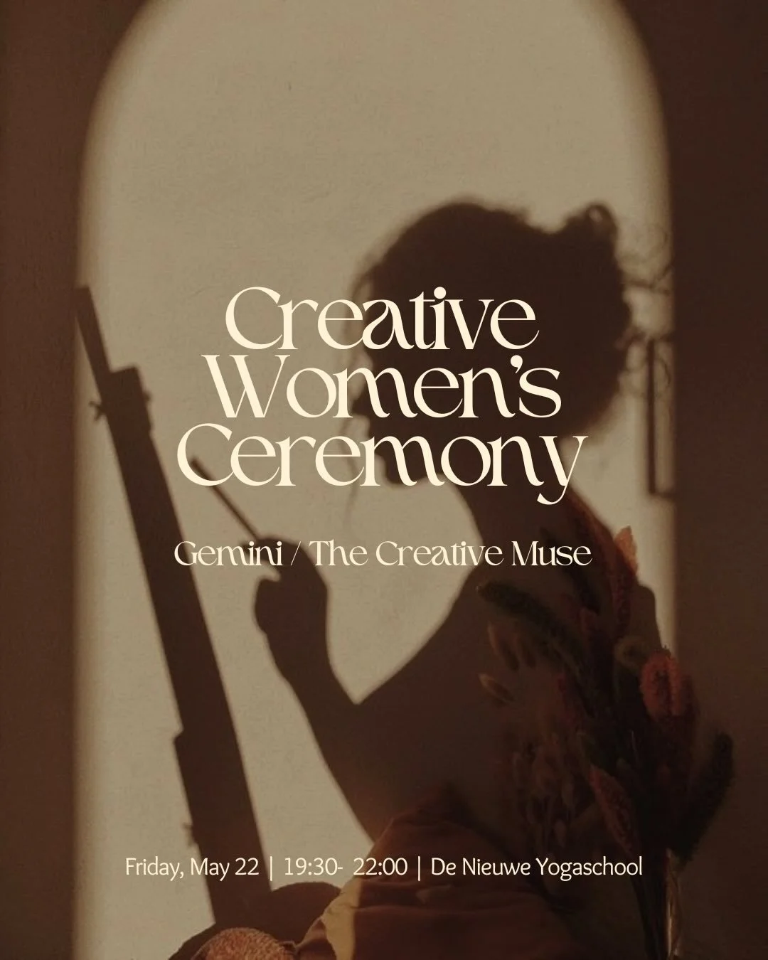 Gemini Women&rsquo;s Ceremony: Be Your Own Muse, Babe 💛

Dear lovely women,

Creativity is not something we have to earn. It lives within us.

Gemini season is approaching &mdash; curious, playful, expressive and free. She is the artist and her own 