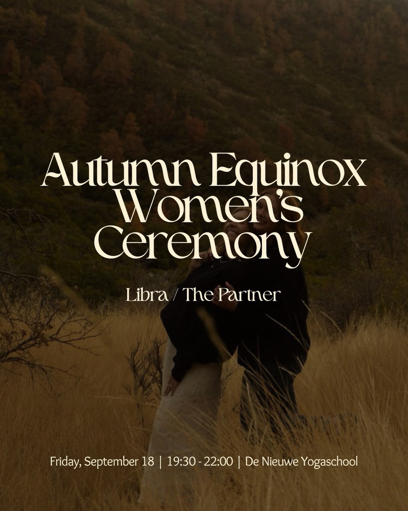 Libra Women&rsquo;s Ceremony &amp; Autumn Equinox 🍁⚖️

As we arrive at the Autumn Equinox, day and night meet in balance. We stand at a threshold between light and dark, summer and autumn, what has been and what is yet to come.

Libra invites us to 