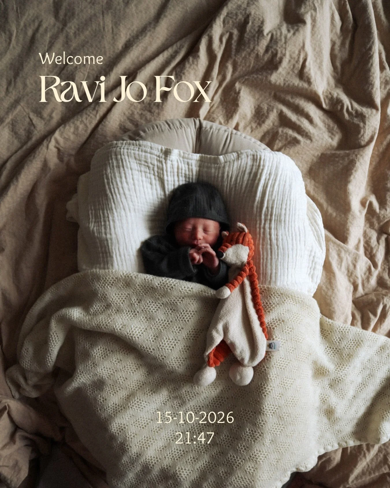 Welcome Ravi Jo Fox 🦊

With 37+3 weeks our little boy decided it was time to come to Earth, and he was born at 21:47.

The last weeks were not easy as he was behind in growth and not growing much more, so suddenly the pregnancy became more medical. 