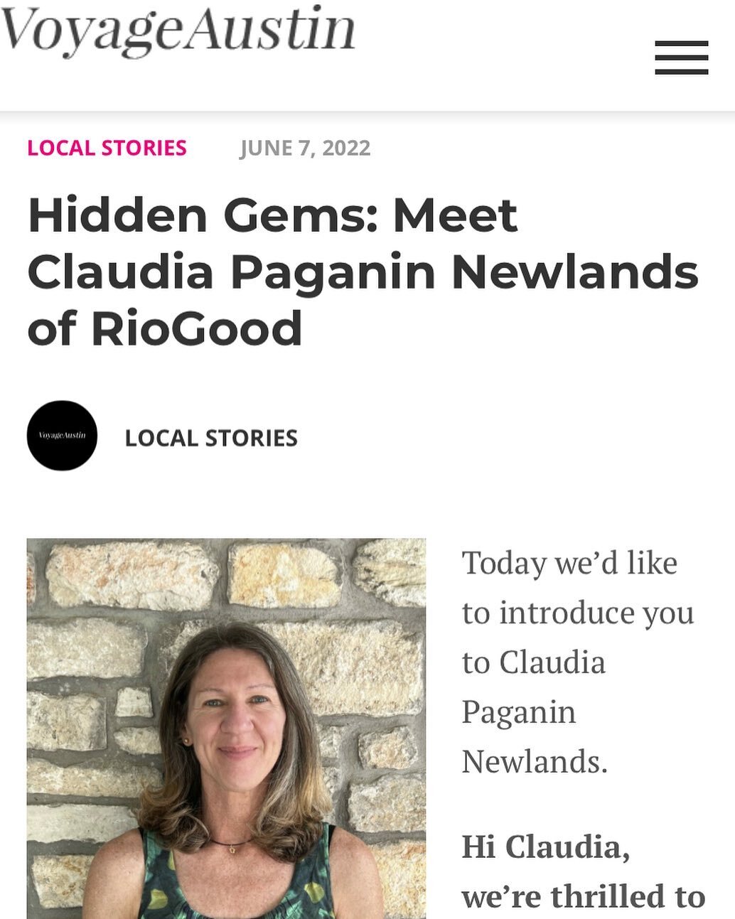 We just had an AMAZING interview with @voyageaustin where we talked about what Riogood is really all about! 😎
Check out the article HERE: http://voyageaustin.com/interview/hidden-gems-meet-claudia-paganin-newlands-of-riogood/

#plantbased #plantbase