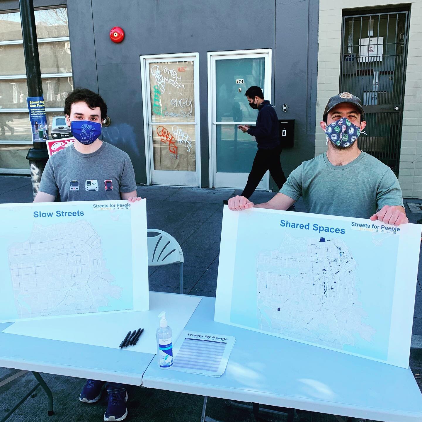 We&rsquo;ve been out on Valencia St asking people what they think about slow streets and shared spaces, how they could be improved, and how we can help make them permanent. Join our campaign to repurpose street space for people rather than cars!