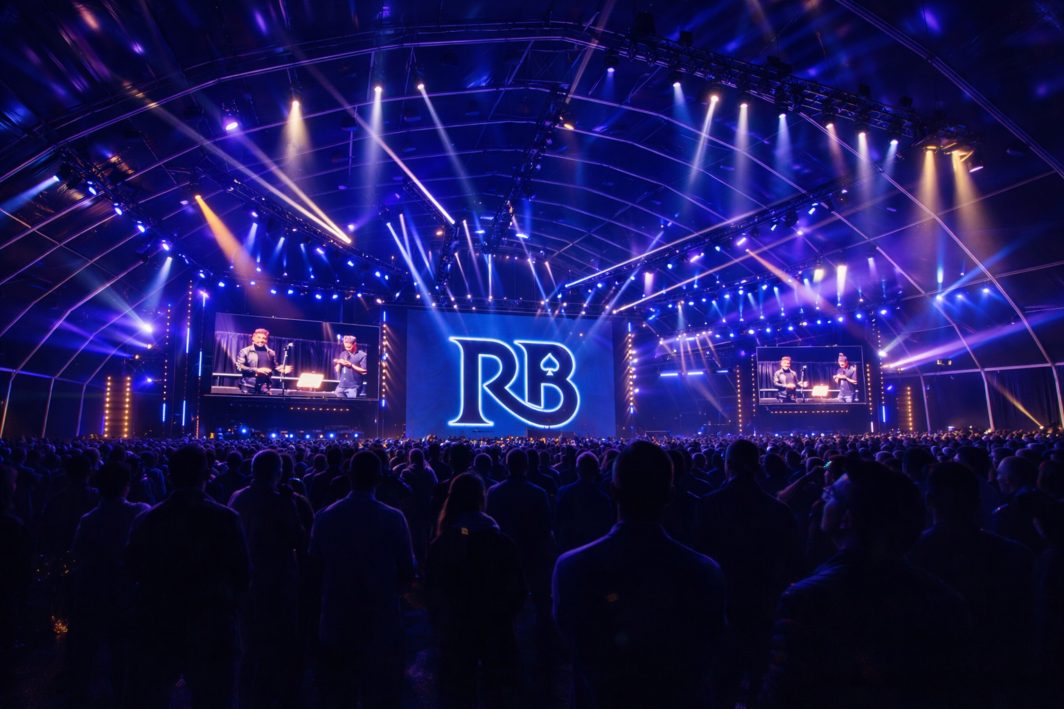 Mentalist Riccardo Berdini performing a Stage Mentalism Show for a corporate Event in Los Angeles, California