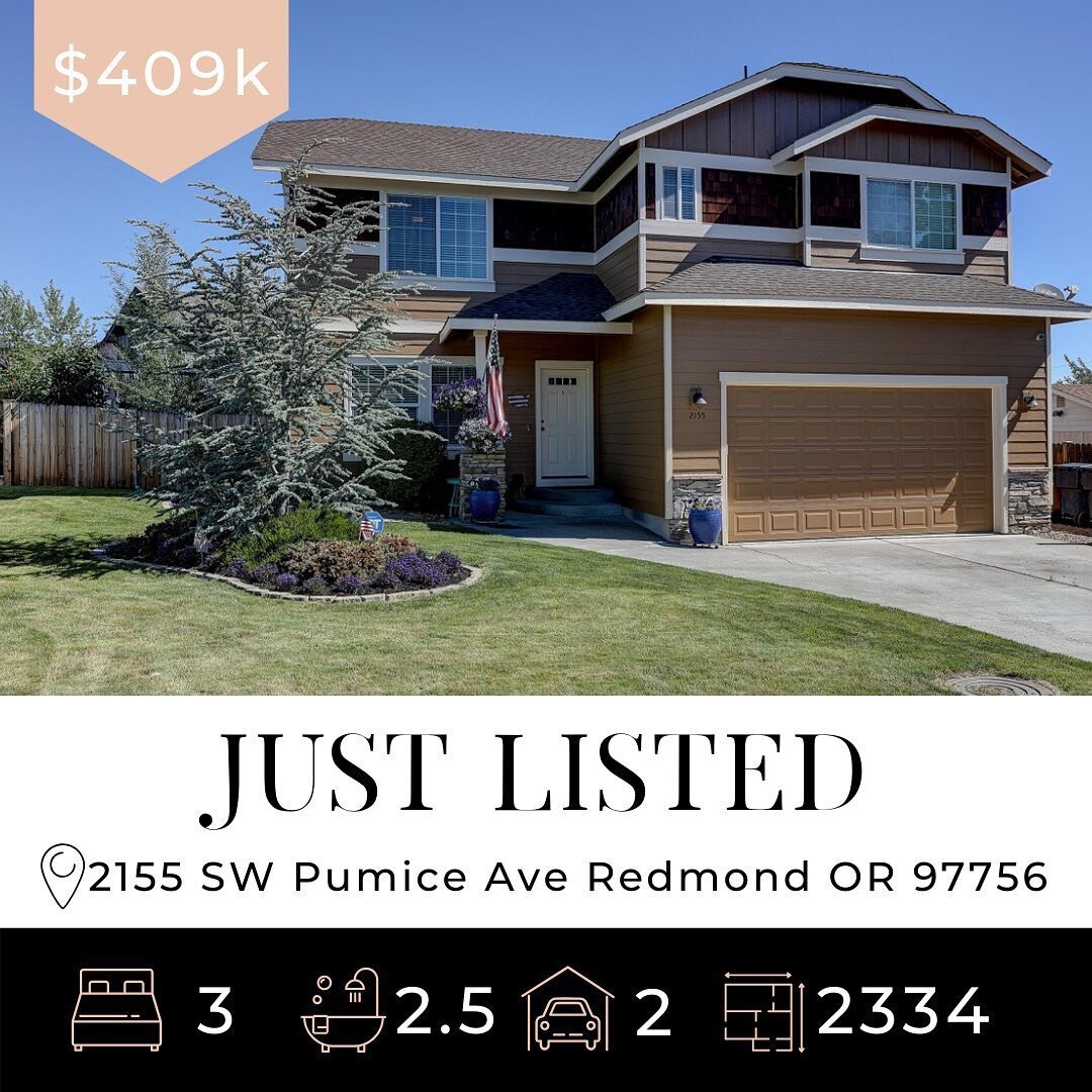 Welcome Home 🏡
⠀⠀⠀⠀⠀⠀⠀⠀⠀⠀⠀⠀
⠀⠀⠀⠀⠀⠀⠀⠀⠀⠀⠀⠀
🗺 2155 SW Pumice Ave Redmond
🛏 3
🛁 2.5
📏2334
💻mls # 220103568