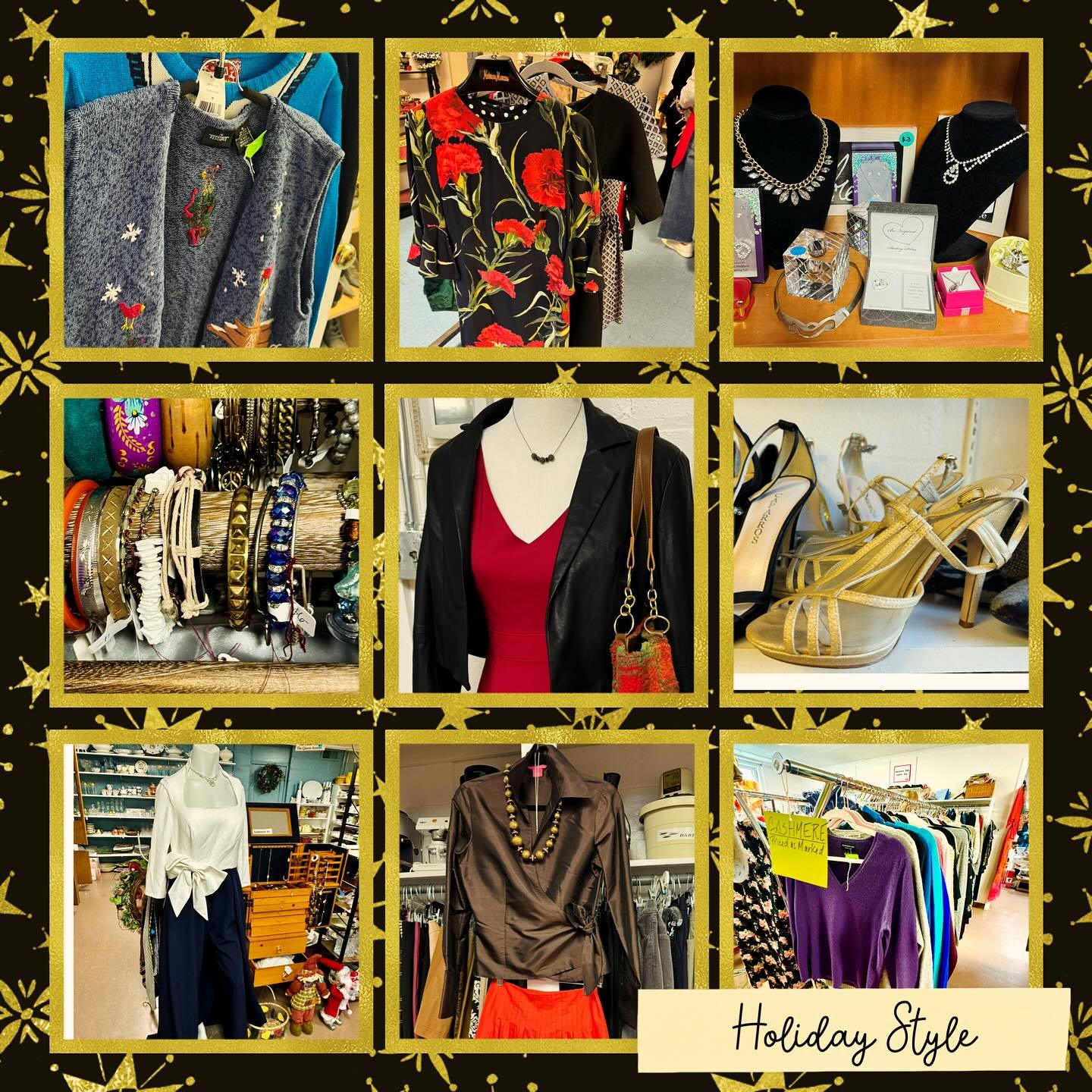 Unwrap the magic of the season without unwrapping your wallet! Score AMAZING holiday fashion at FABULOUS prices! From elegant party dresses to cozy winter sweaters, Treasures has the perfect pieces to elevate your holiday style!

Visit Treasures and 