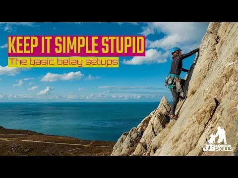 KISS: Keep It Simple Stupid, The Basic Climbing Belay Setups! (Copy)