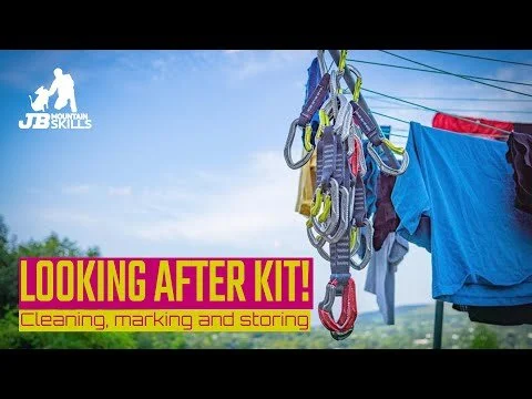 How to look after your Climbing Kit! Includes washing ropes, cleaning cams, marking kit... (Copy)