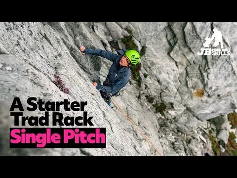 A starter TRAD RACK part one: Single Pitch Rock Climbing (Copy)