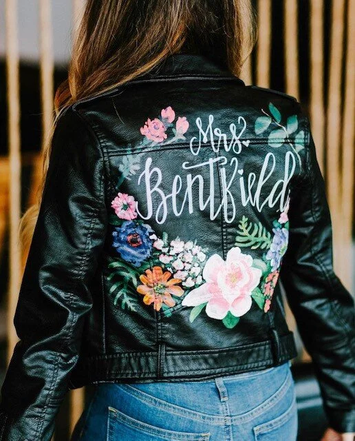 teal leather jackets