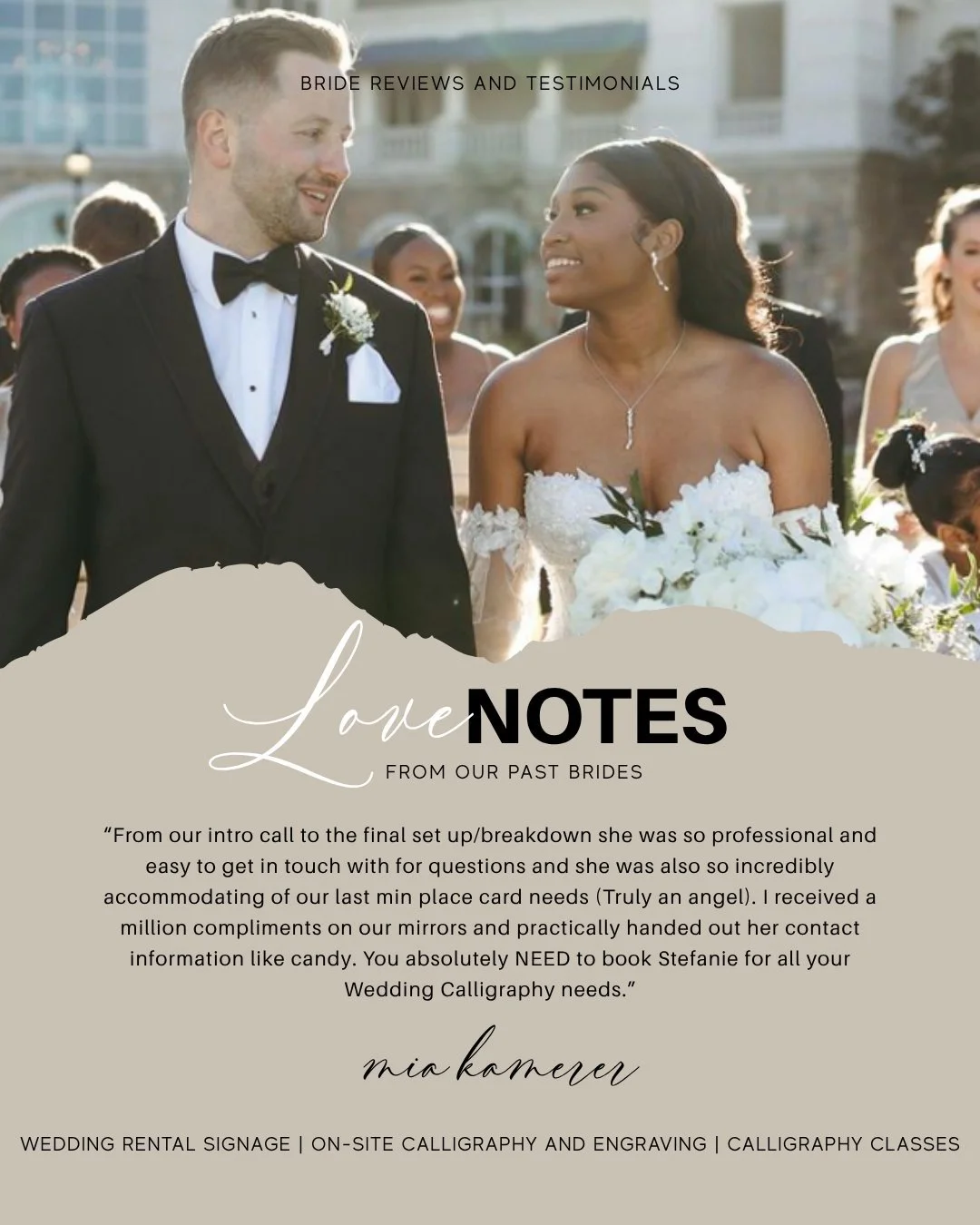 BRB, crying happy tears over this sweet review 😭💕

There&rsquo;s nothing more rewarding than hearing that a bride felt taken care of&mdash;especially when the wedding day is full of so many moving parts.

From last-minute place cards to dreamy mirr