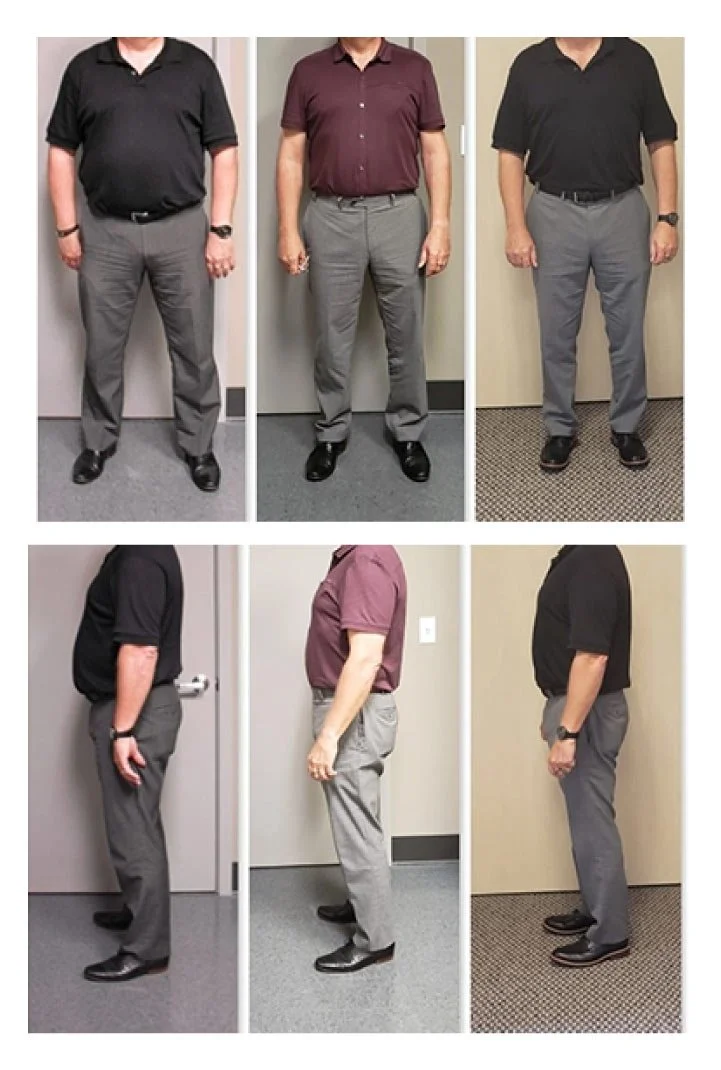 Client: 58 y/o Male Duration: 6 weeks Weight loss: 25.5 lbs (continuing to lose after program)