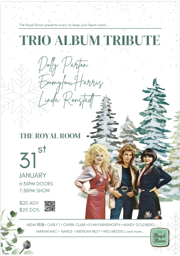 Welcoming the new year with the Trio Album Tribute show at the Royal Room