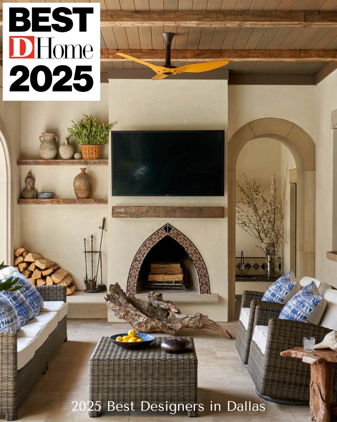 Honored to be awarded D Home Best Designer once again for 2025- our 11th year!

Thank you D Home and all the wonderful clients, showrooms, and associates who helped make this happen!

| Best Designers in Dallas | Interior Design | D Home | Residentia