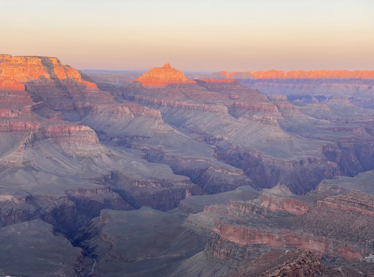 Grand Canyon from Shoshone Point, photo by Jude Boudreaux, 3/3/20