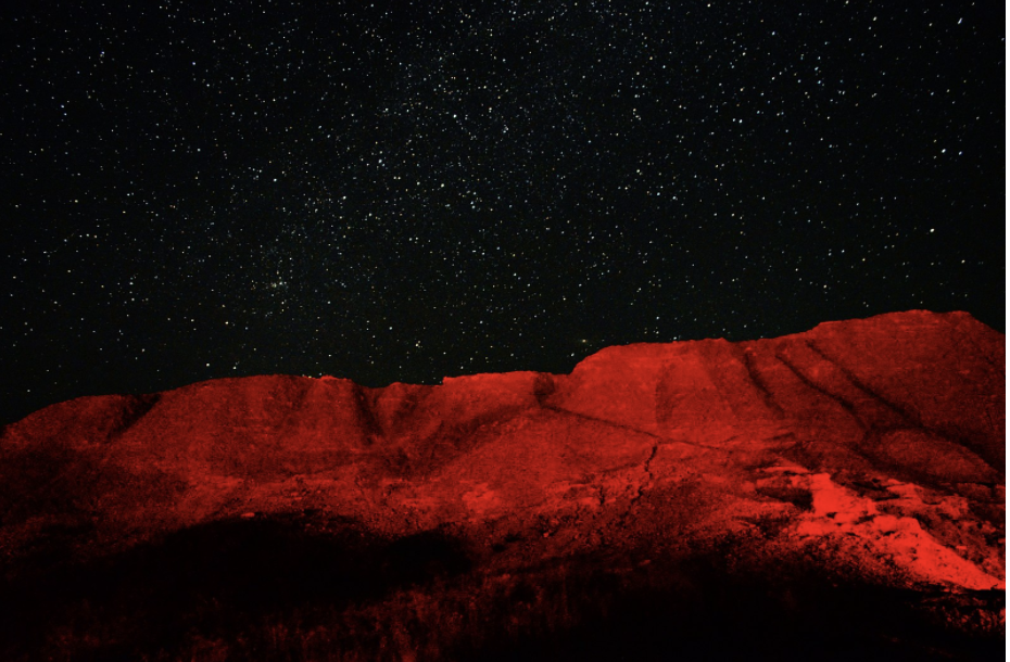 The night sky, Badlands National Park