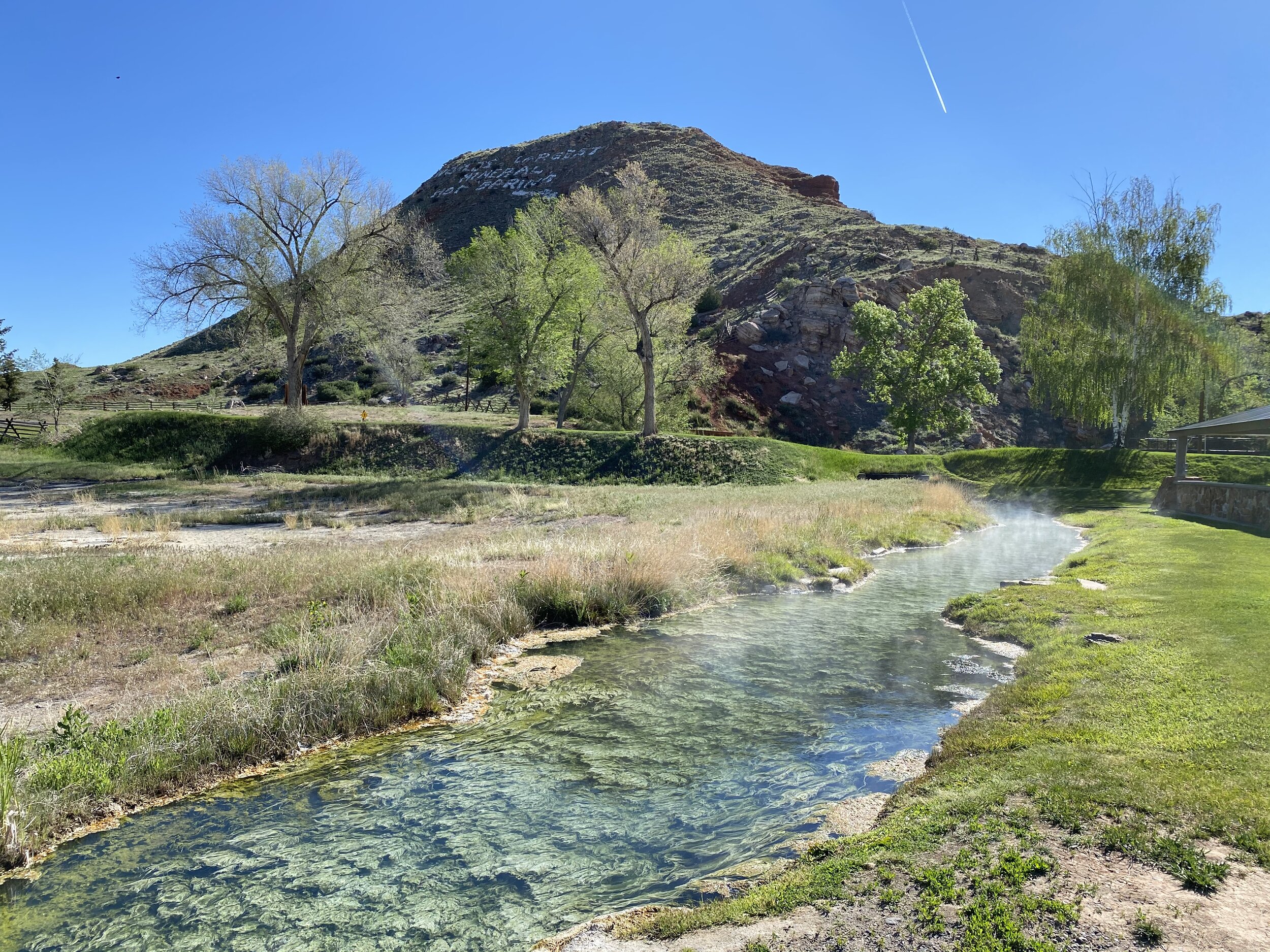 Walking around Hot Springs State Park, Thermopolis, WY.  Photo By Karen Boudreaux, May 29, 2021