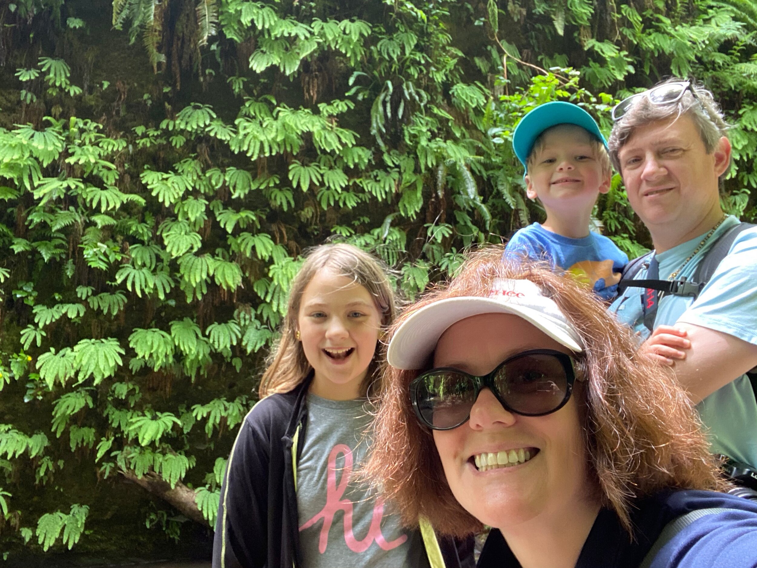 Our family at Fern Canyon, Redwood National Park