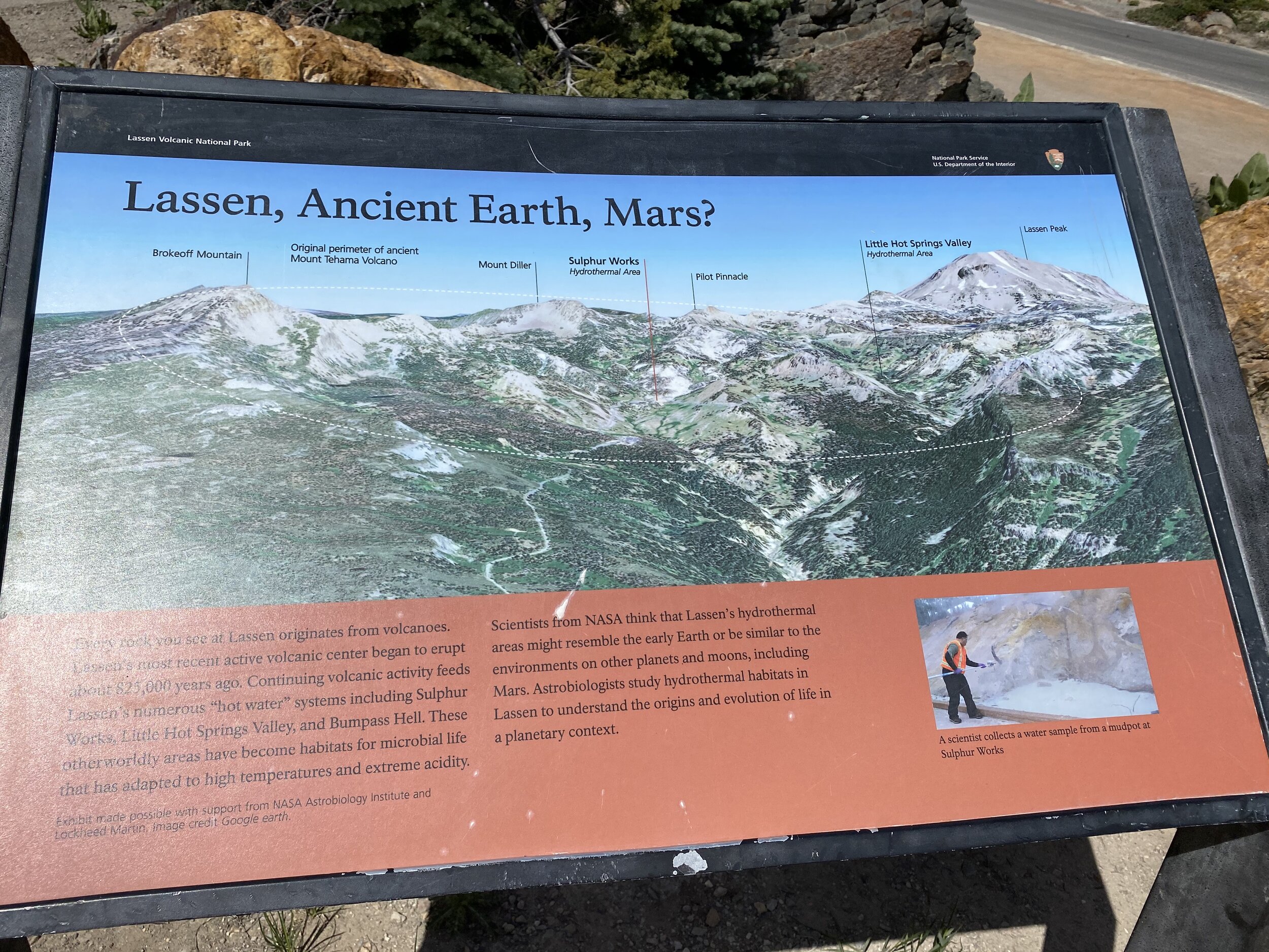 We found the most interesting part that "Scientists from NASA think that Lassen's hydrothermal areas might resemble the early Earth or be similar to the environments on other planets and moons, including Mars."