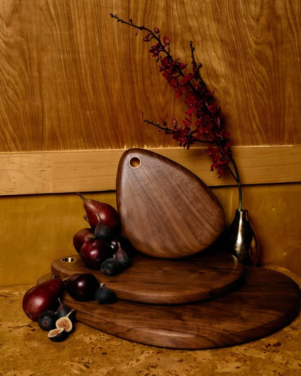Some say three is a crowd. We say three is a collection.

This trio of Walnut Cutting Boards is now available in our shop. 

Link in bio.