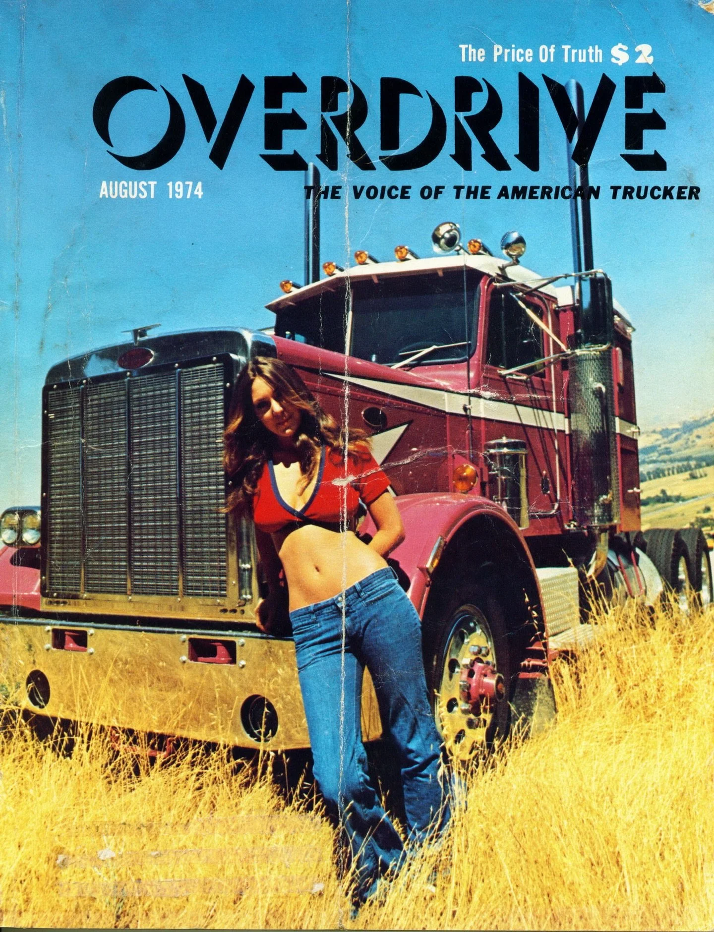 Summer&rsquo;s here, baby! Overdrive 1974

&hellip;
#trucker #trucklife #lotlizardsusa #overdrive #cdl Lot lizards viral fyp diesel trucking babe