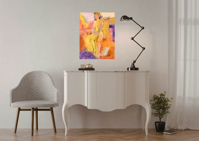 Tonal Opus I, mixed media on canvas