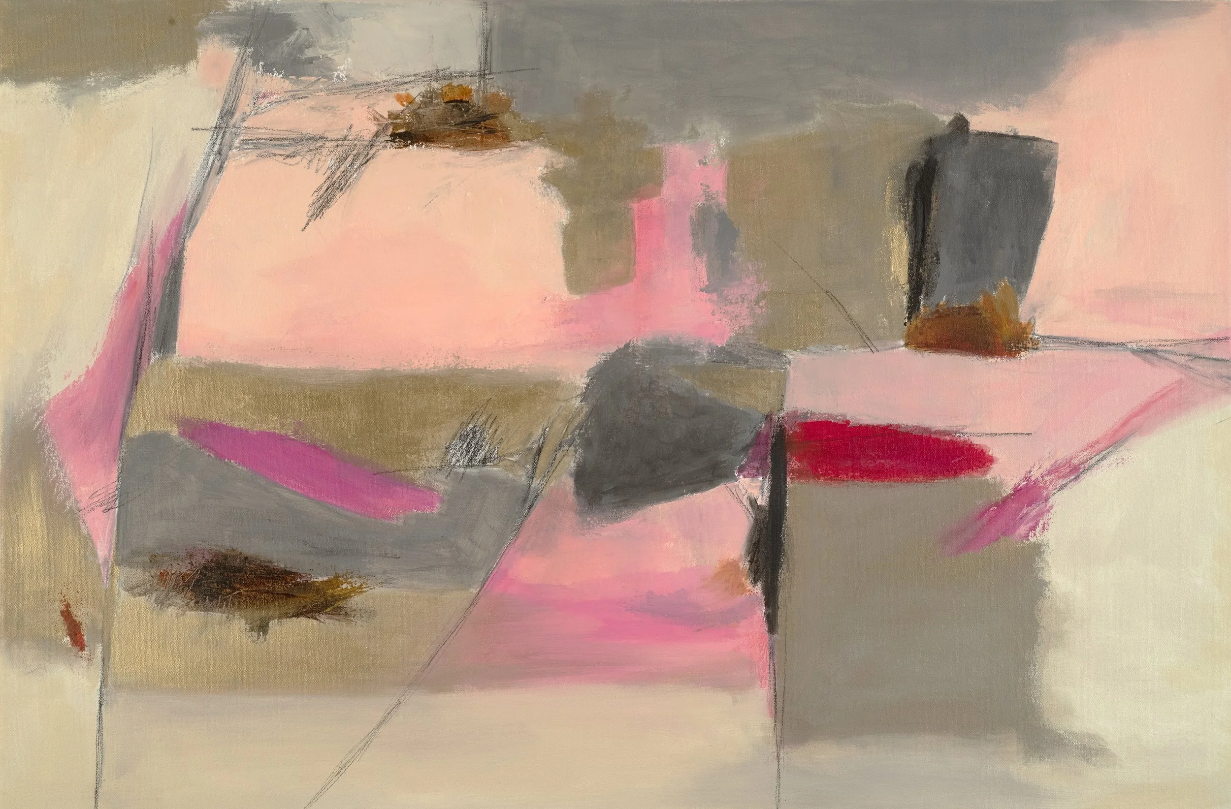 Euphoria, mixed media on canvas, 24x36