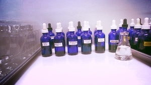 Checking out fragrances in the Bahamas!