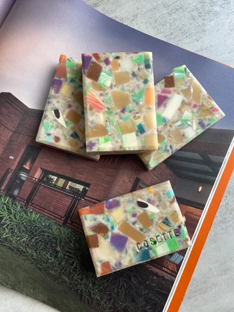 Purple Terrazzo Olive Soap