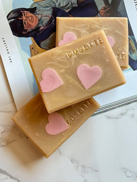 Orange Lavender Heart Soap