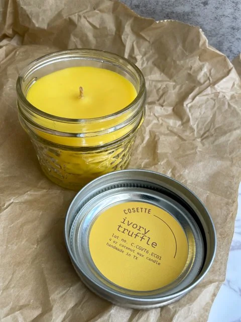 Ivory Truffle Candle