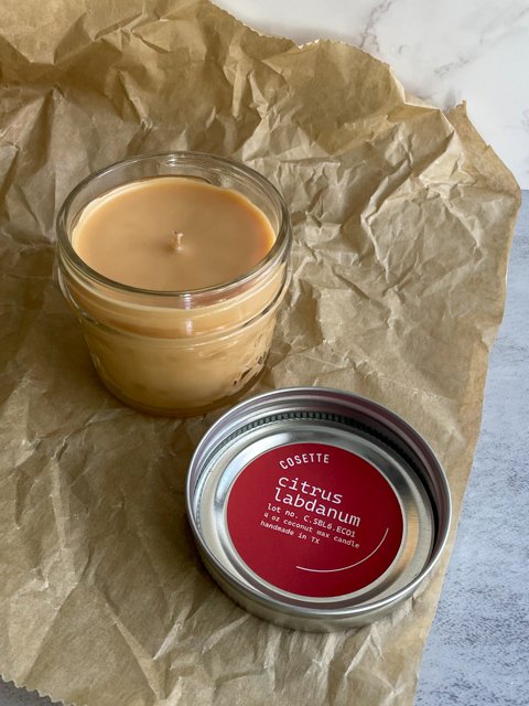 Citrus Labdanum Candle