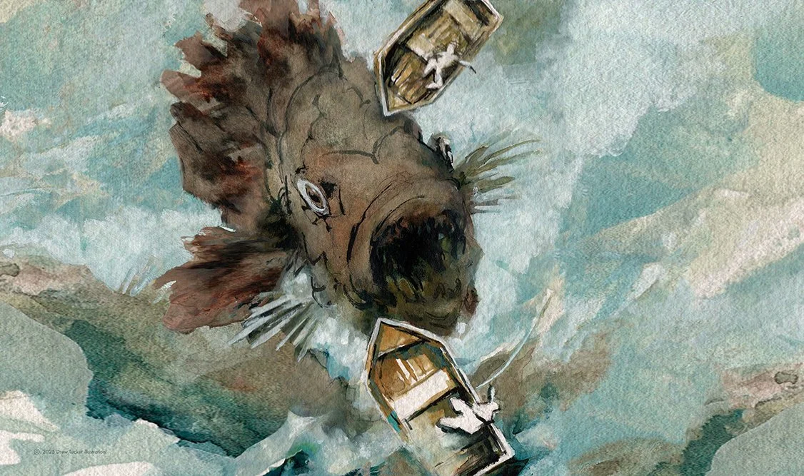 Dandan - Forgetful Fish 4 playmats — Drew Tucker Illustration™