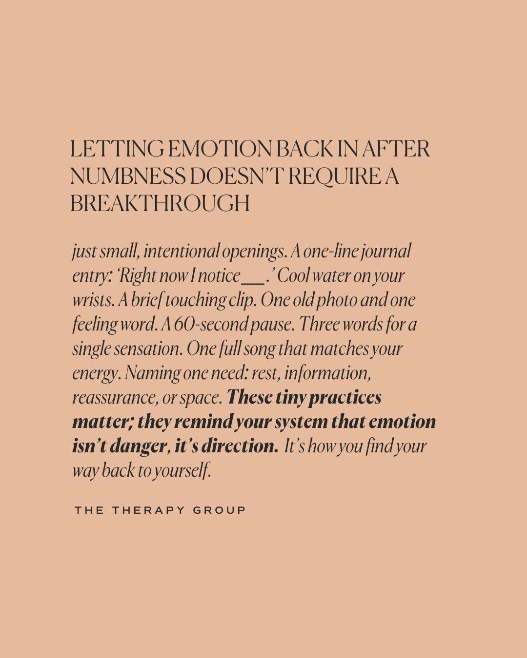 Today's gentle reminder. ❤️ 
&bull;
&bull;
&bull;
If you&rsquo;re looking for a therapist in Philadelphia, West Chester, or semi-nationally via virtual sessions, we&rsquo;re here to support you. Head to thetherapygroup.com to meet our compassionate t