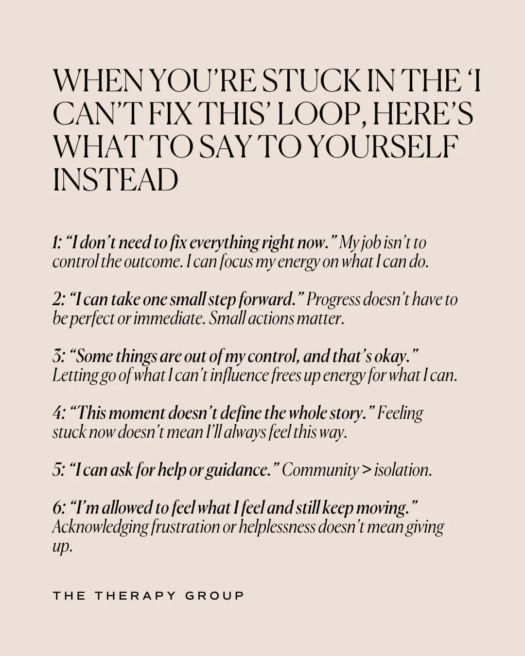 Feeling powerless can make your mind spin in circles. These reminders help you step out of the loop and back into a grounded place. You don&rsquo;t have to fix everything. You just need the next small step and enough compassion to let yourself be hum