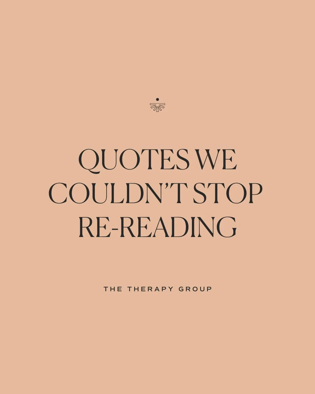 Sometimes a few simple words land exactly where they&rsquo;re needed. Here are some quotes we kept coming back to this past week. &hearts;️ 
&bull;
&bull;
&bull;
If you&rsquo;re looking for a therapist in Philadelphia, West Chester, or semi-nationall