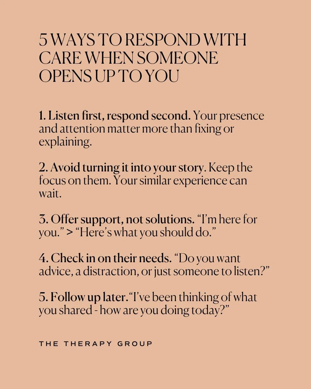 Vulnerability is fragile, and how it&rsquo;s met matters. When someone shares, slowing down and staying curious builds trust and safety. 

Support doesn&rsquo;t mean having the right answer, it means letting them feel less alone in what they&rsquo;re