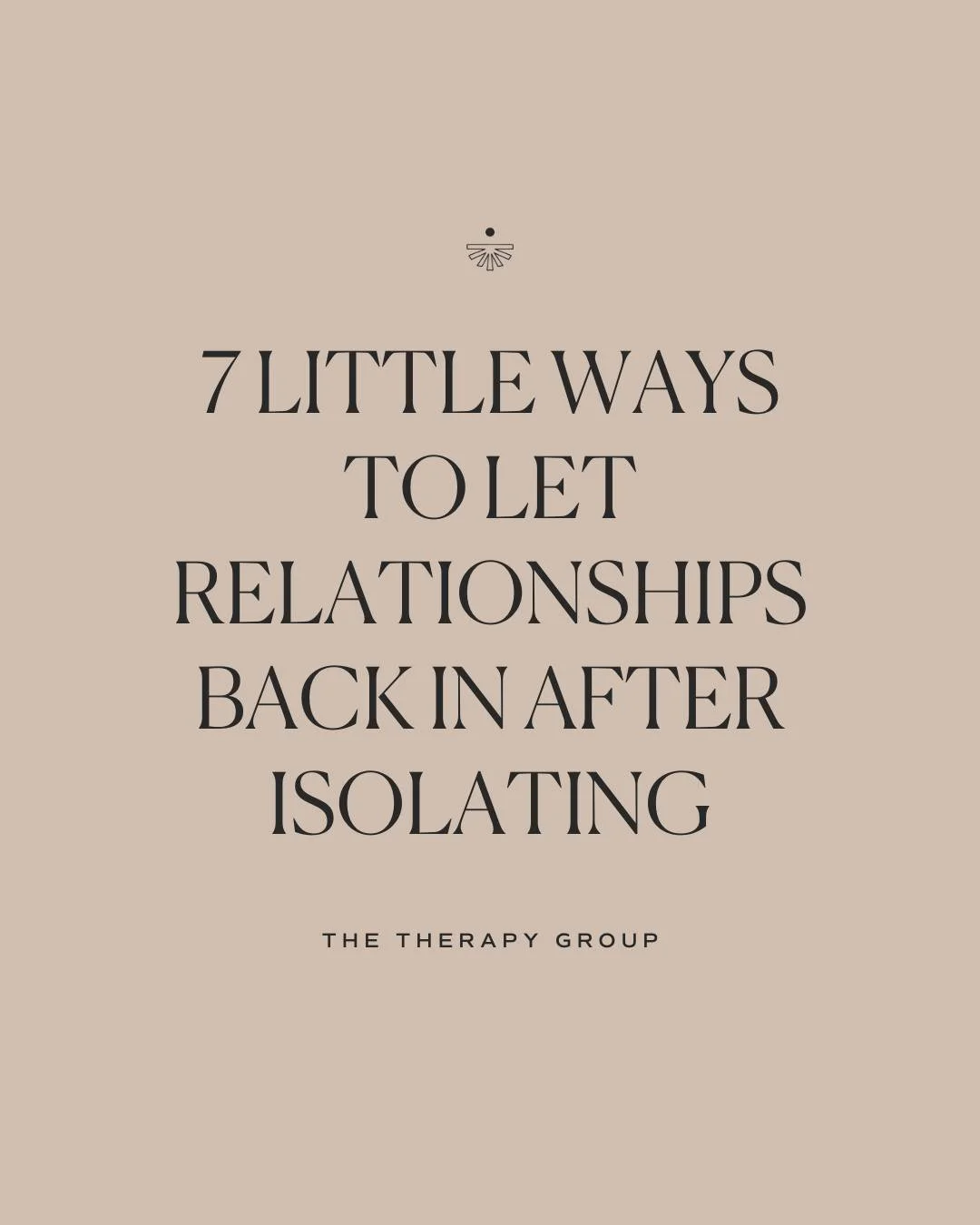 Reconnection doesn&rsquo;t have to be dramatic or all at once. 

Small, intentional steps can rebuild closeness while still honoring your energy. 

You&rsquo;re allowed to move at a pace that feels safe, relational healing can be gradual and still me