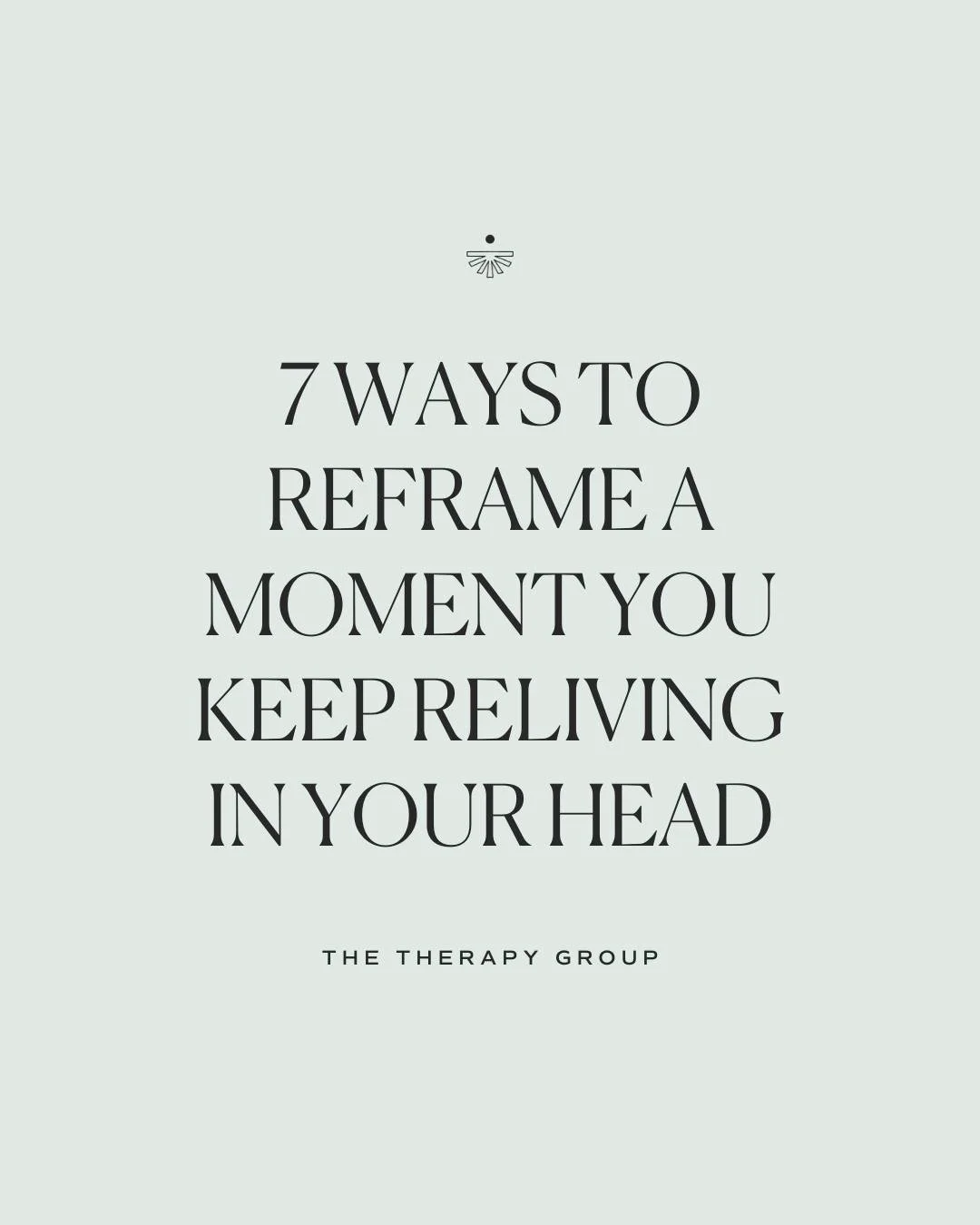 If you keep replaying a moment in your head, you're not broken. You're human, and your brain is trying to make sense of something that felt significant. 

Ask yourself what you'd say to a friend who did the exact same thing. Borrowing that gentler pe