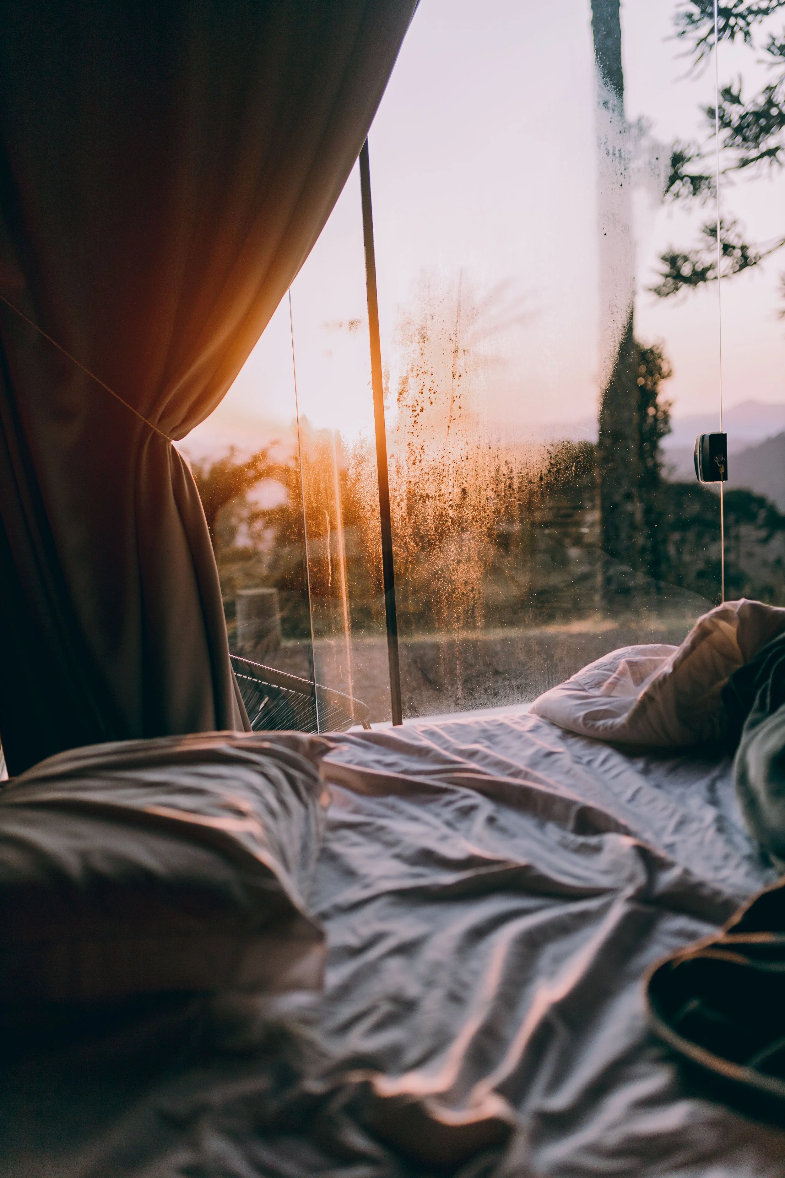 Soft dawn light through a window, the morning does come