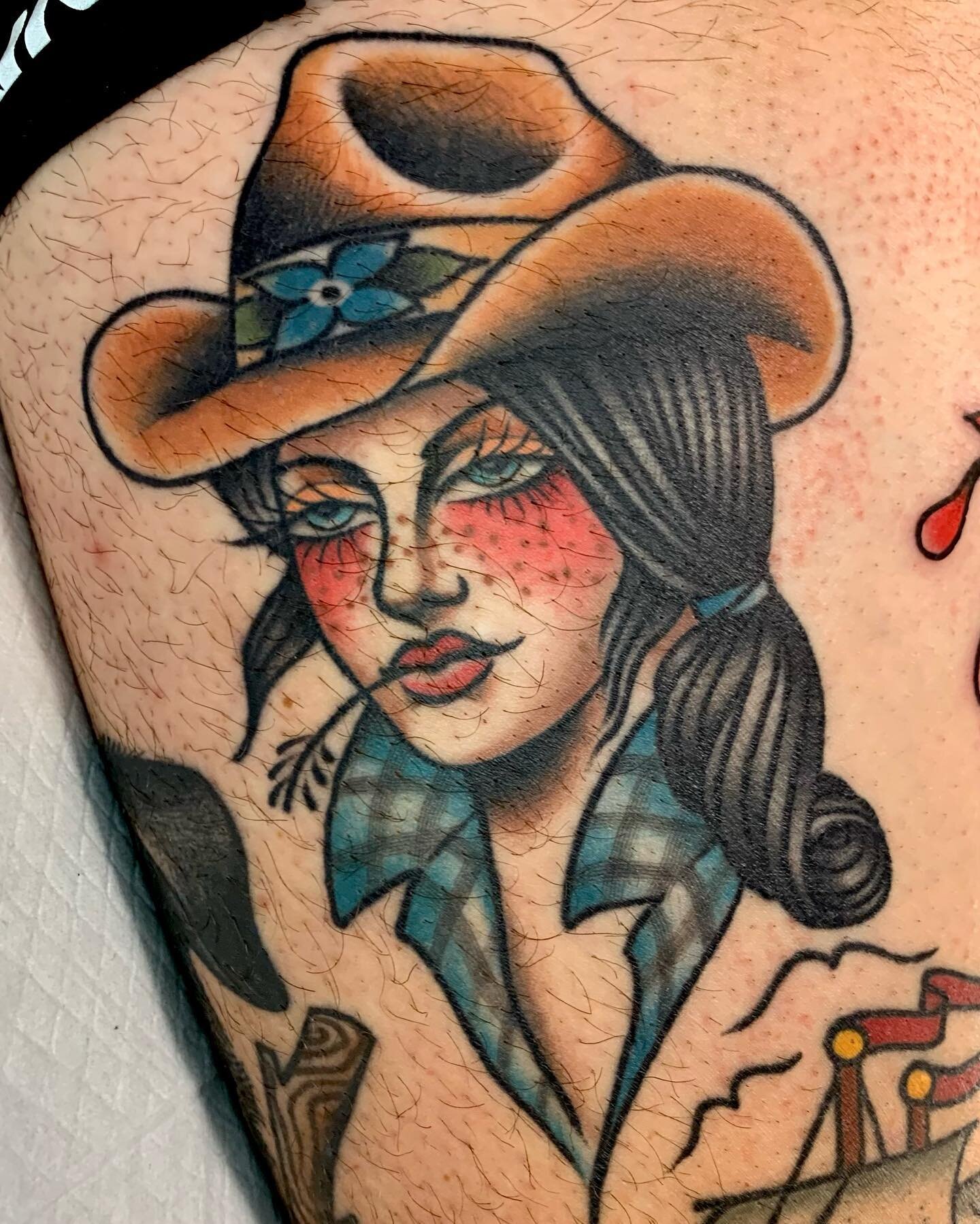 Healed and hairy, on @justin_brock @heartstattooing