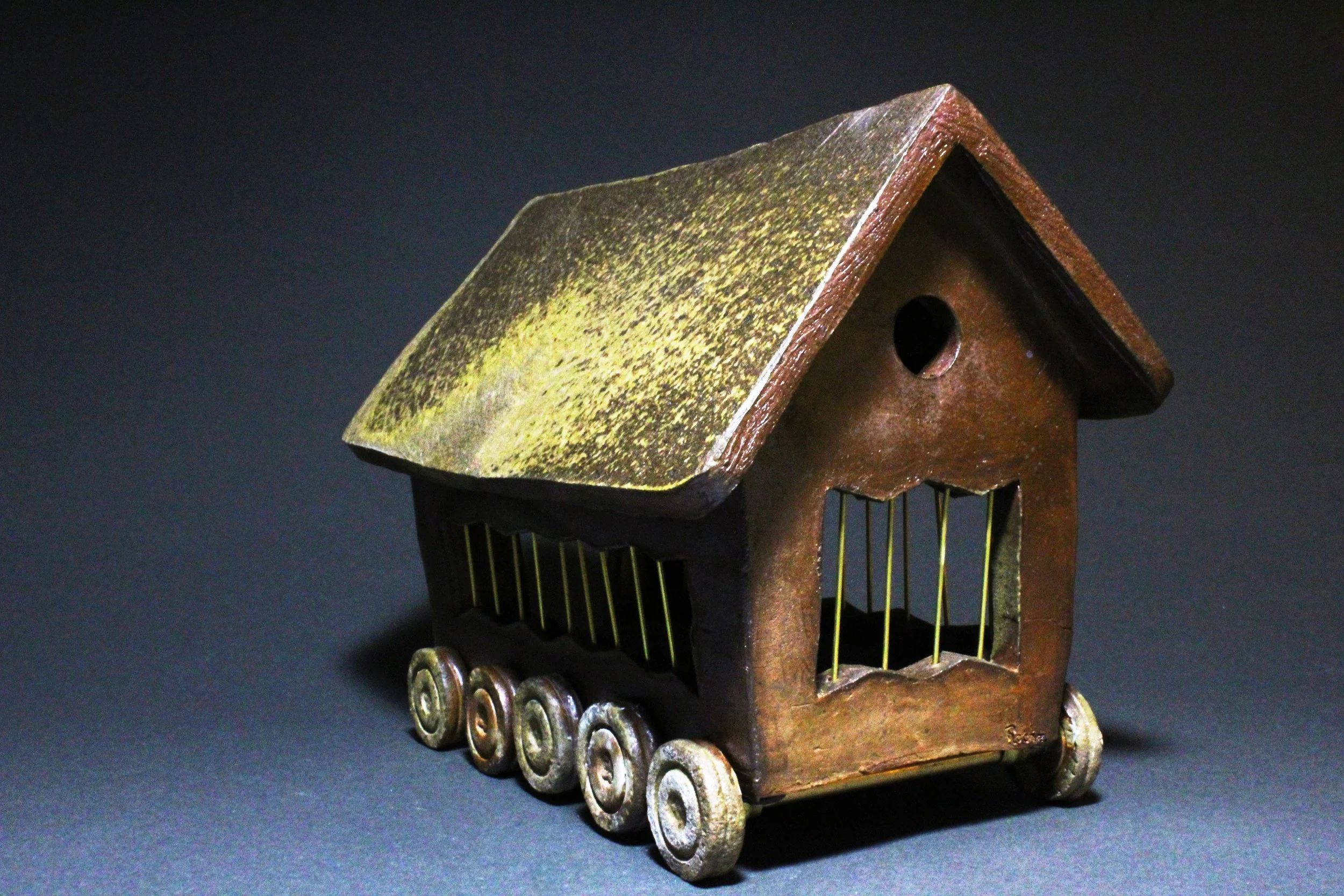 Box Car
Stoneware, Brass
13 x 8 x 10.5”
