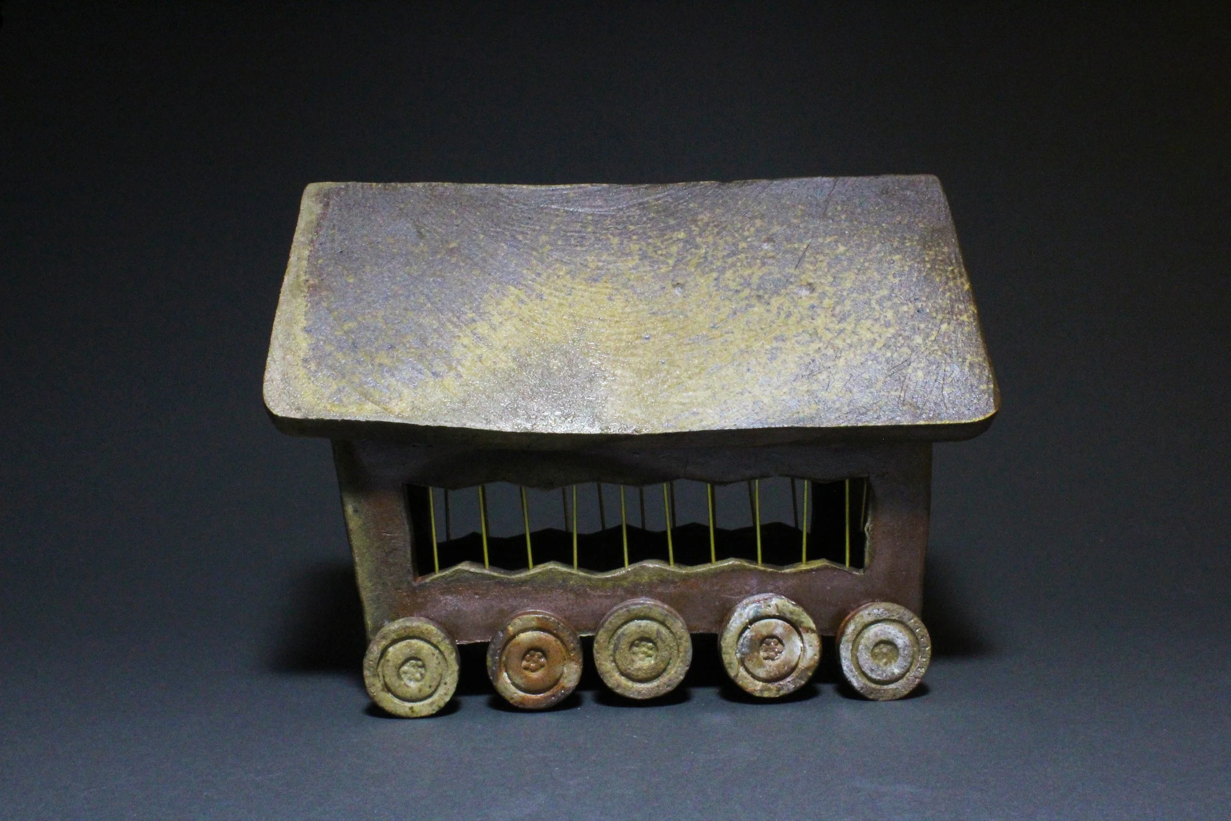 Box Car
Stoneware, Brass
13 x 8 x 10.5”
