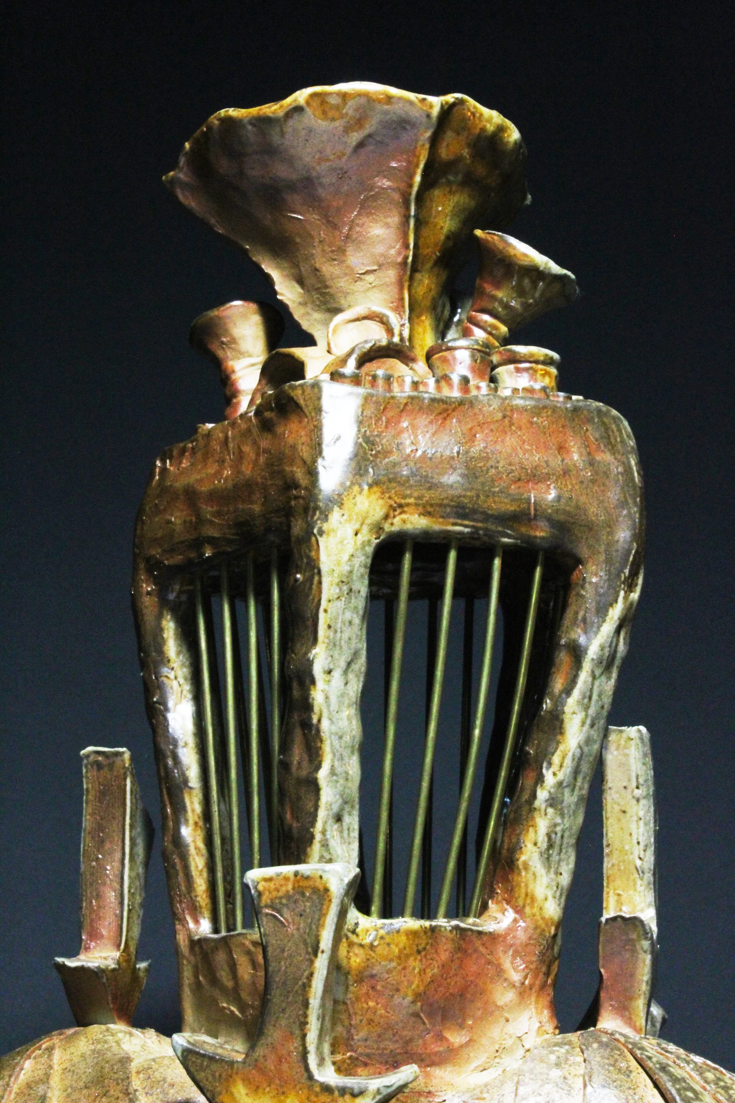 Mill Town Circus 
Stoneware, Brass
14 x 11 x 20”
