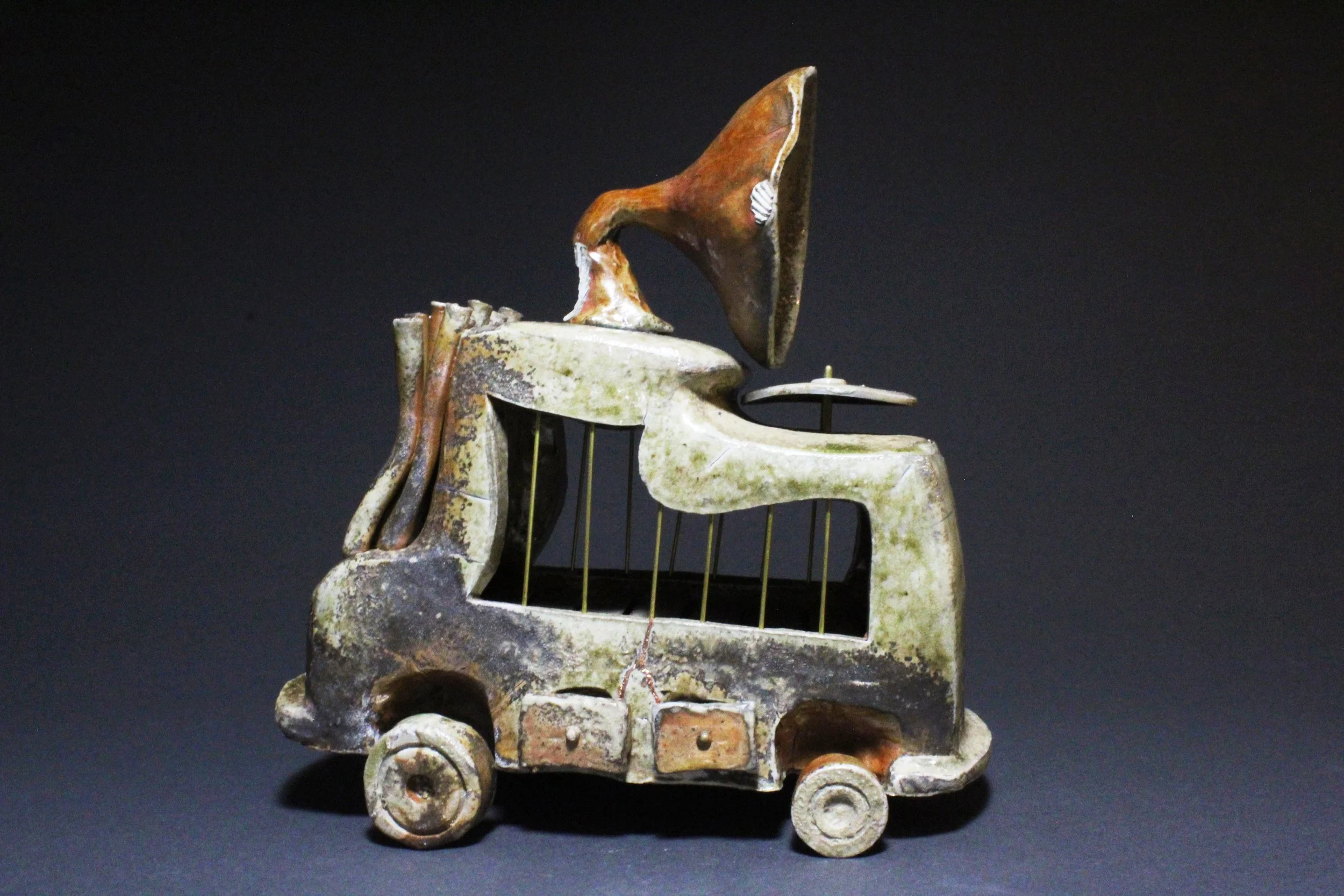 Record Keeper
Porcelain, Brass, Copper
12 x 7 x 13” (L,W,H)
