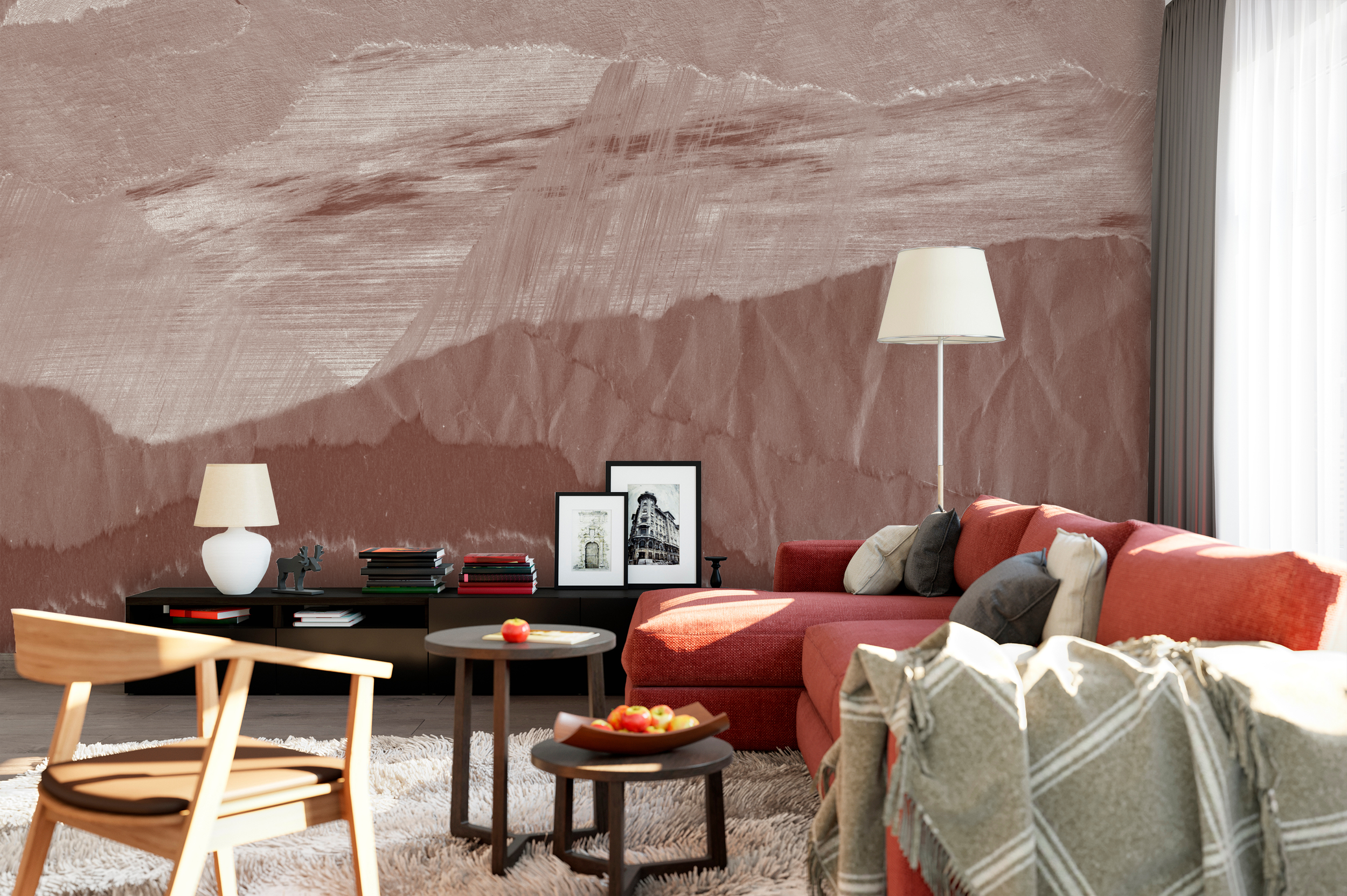Big Basin in Cinnabar  |  Quick Ship Mural