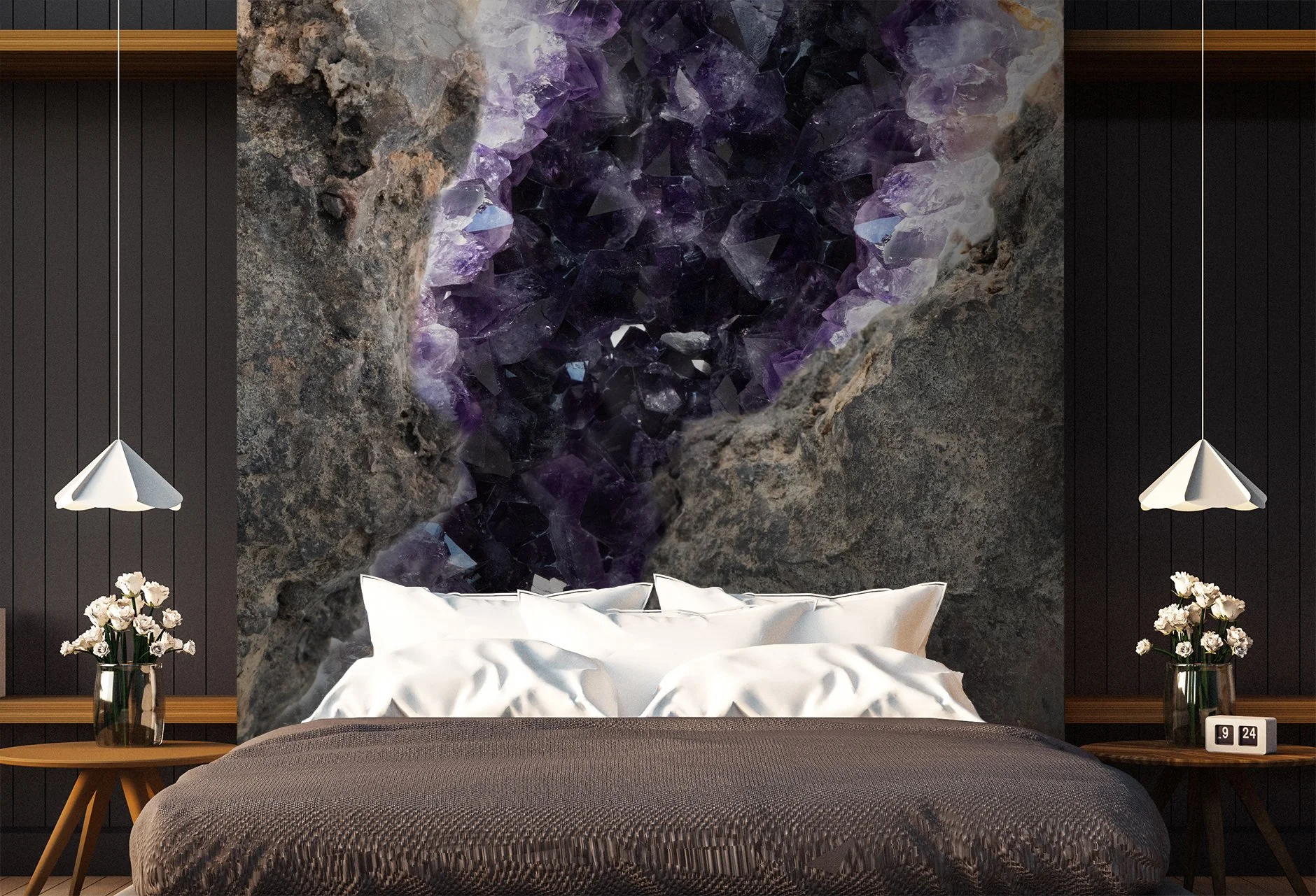 Amethyst Geode  |  Made to Measure Mural